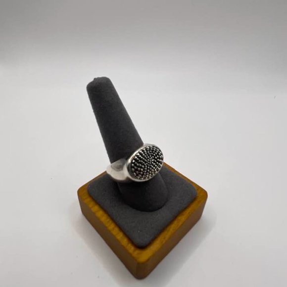 Michael Dawkins - designer wave ring - silver - men or women - size 10 - Picture 13 of 15